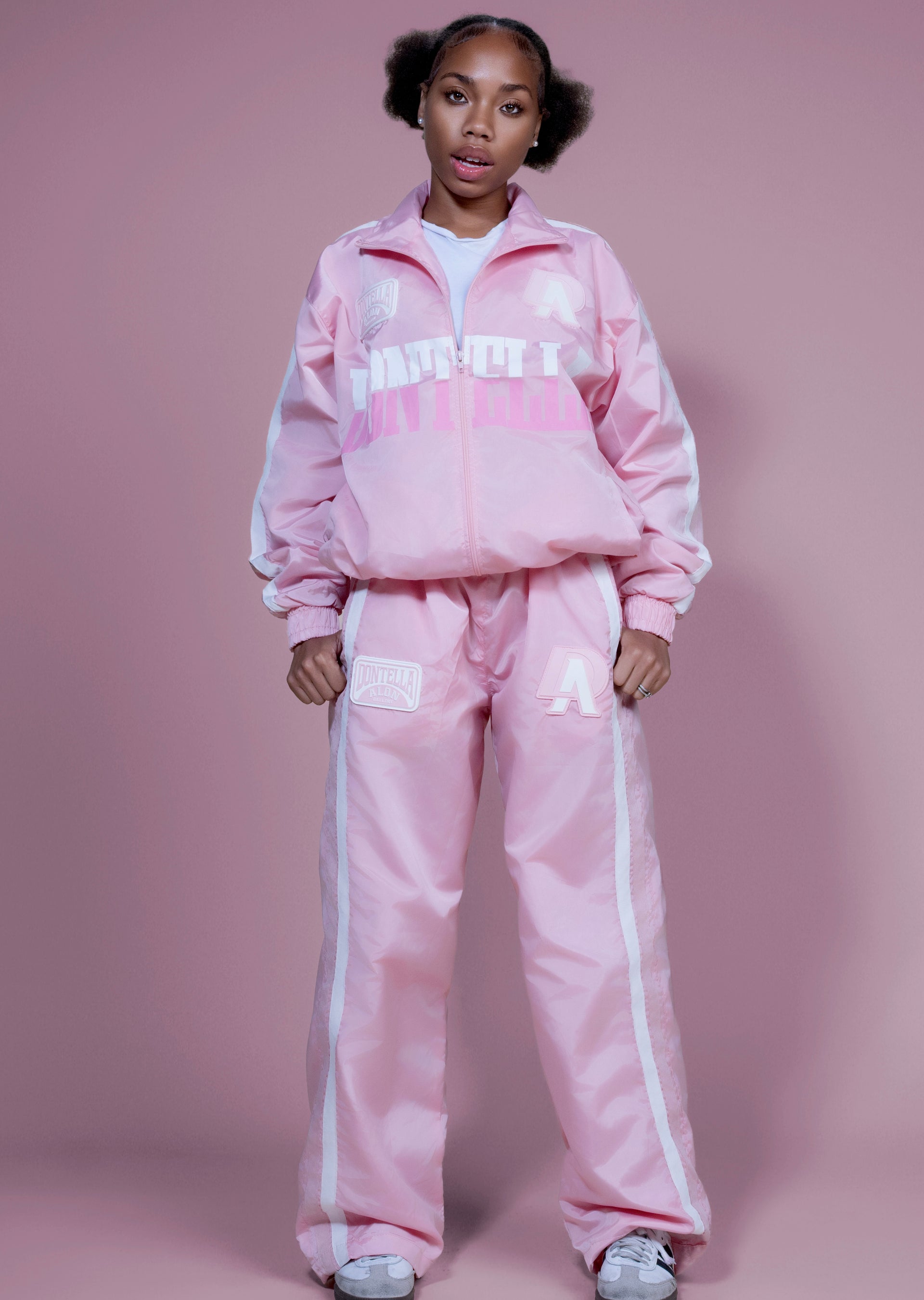 Cotton Candy Pink Windbreaker Set