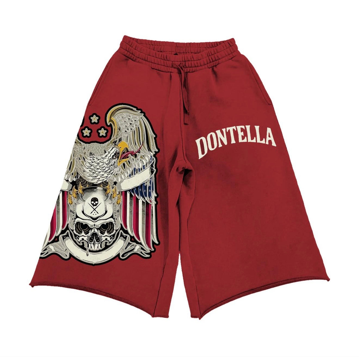 Dontella Red Eagle 3/4 Shorts