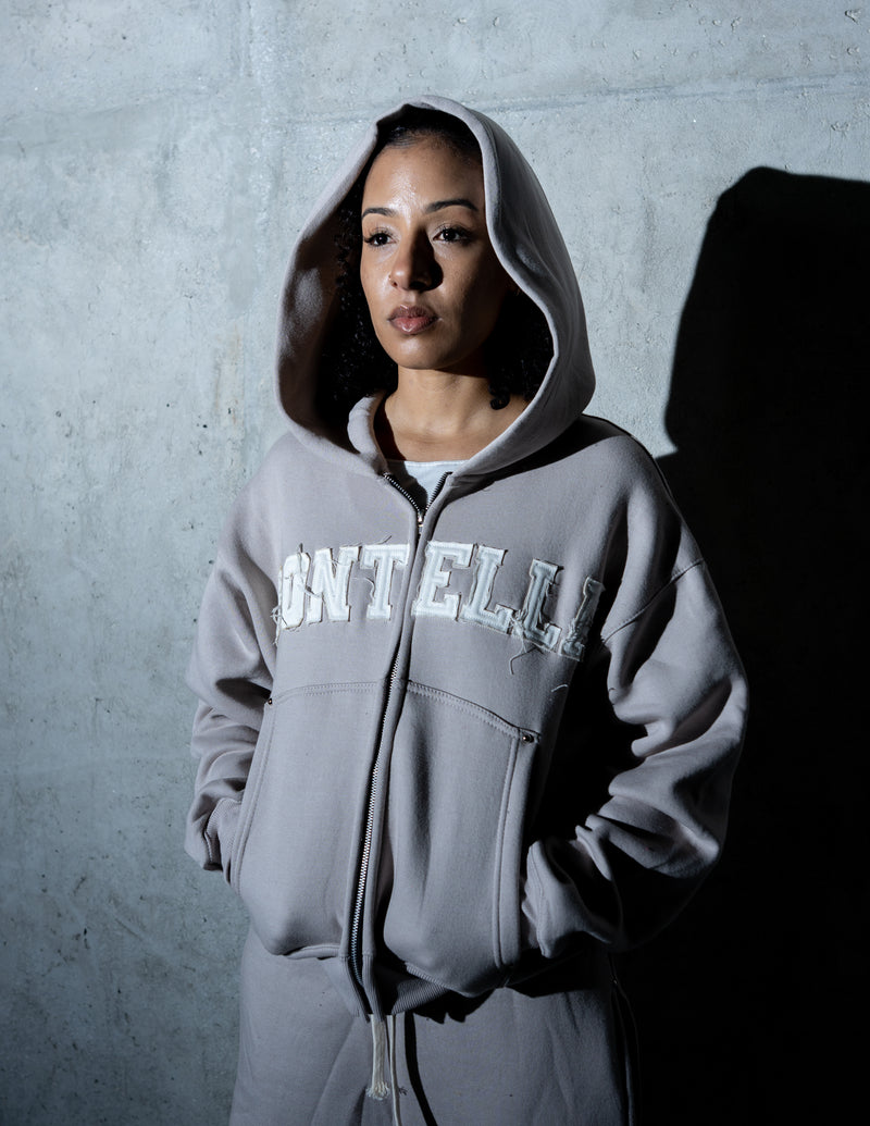 Grey Essentials Zip Up