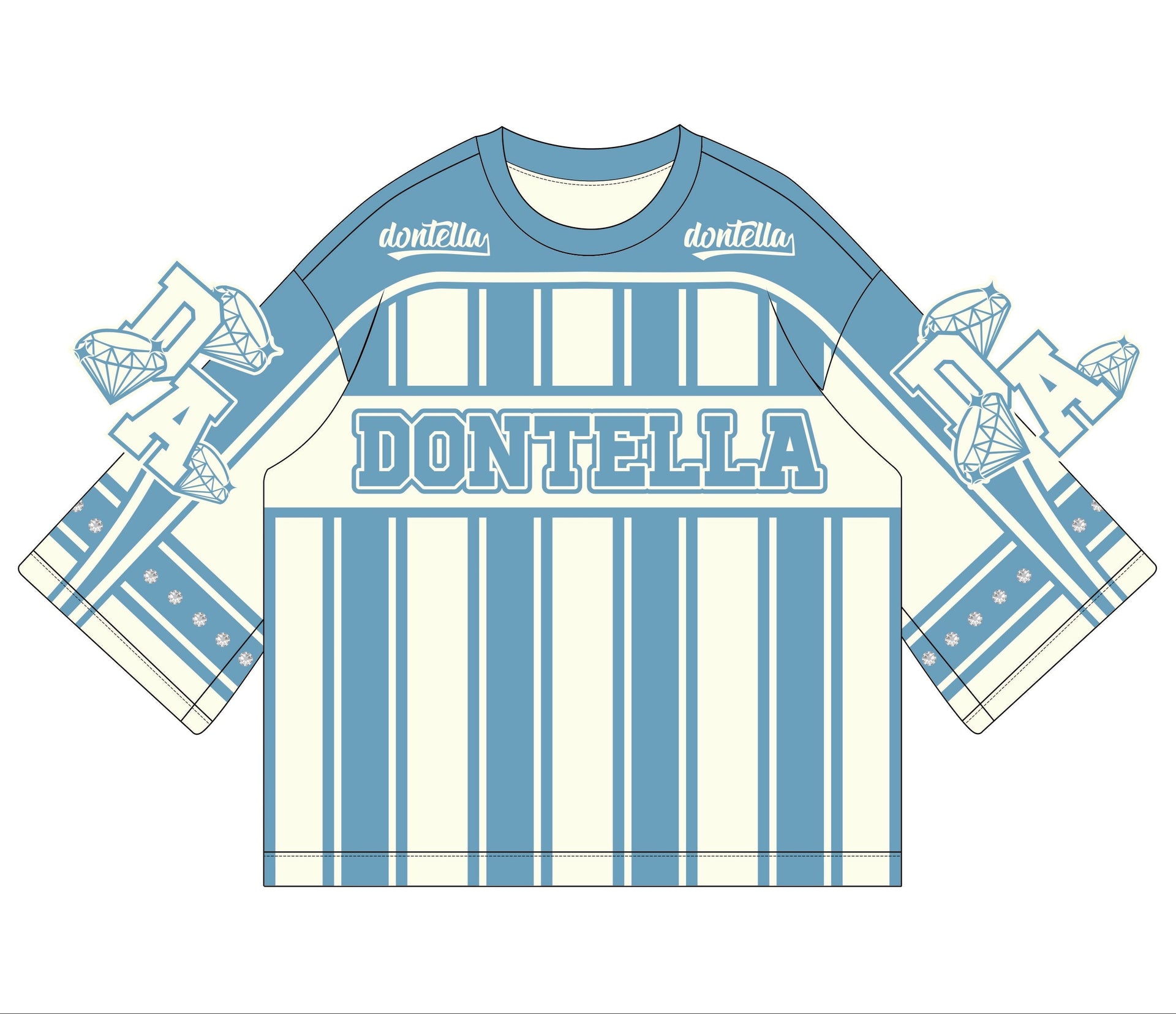Blue Dontella “01” Jersey