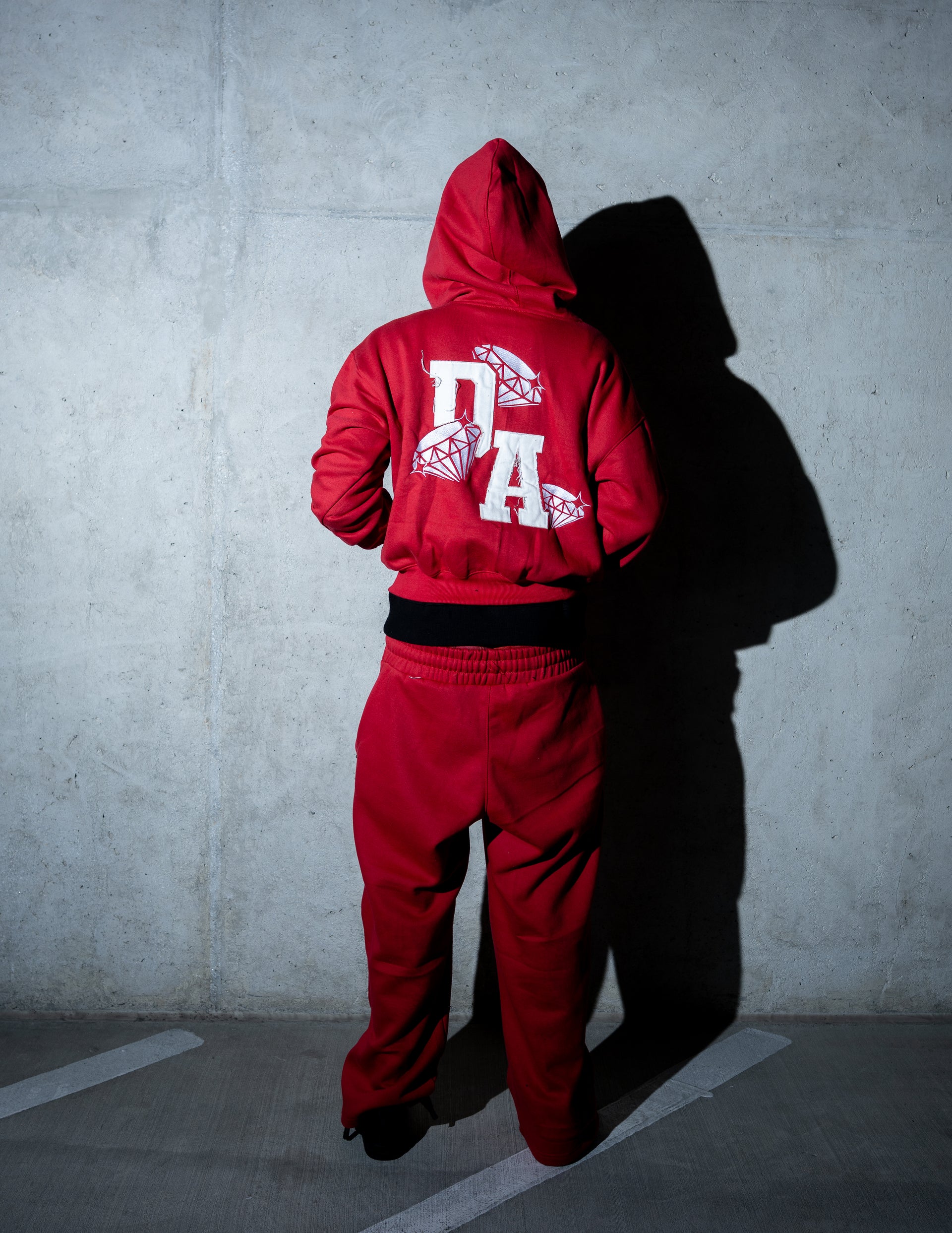 Dontella “Red Essential” Zip Up