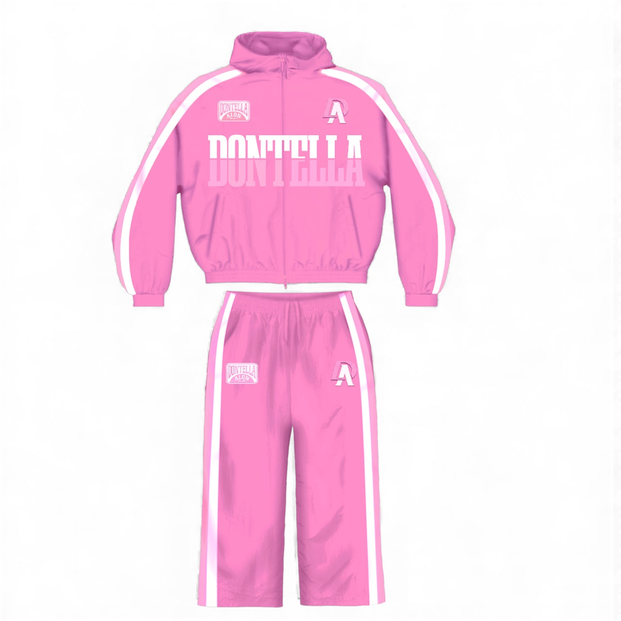 Cotton Candy Pink Windbreaker Set